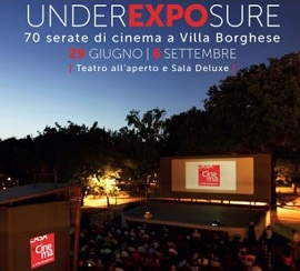 UNDER EXPOSURE - 70 serate di cinema a Villa Borghese