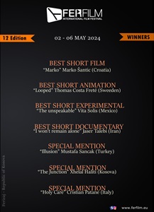FERFILM INTERNATIONAL FILM FESTIVAL 12 - Il Media Awarda a 