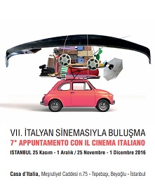 Dal 25 novembre al 1 dicembre il 7 Appuntamento con il Cinema Italiano a Istanbul