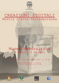 Le opere di Matilde Gagliardo alla Mostra Creazioni Digitali al Museo Mandralisca di Cefal