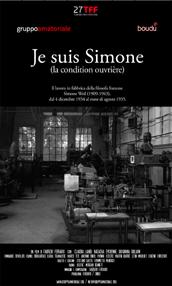 locandina di "Je Suis Simone (La Condition Ouvriere)"