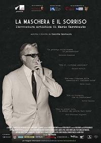 locandina di "La Maschera e il Sorriso: lavventura artistica di Mario Carotenuto"