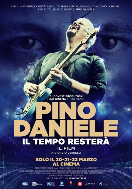 locandina di "Pino Daniele - Il Tempo Resterà"