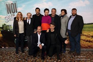 NOI E LA GIULIA - Il photocall del cast