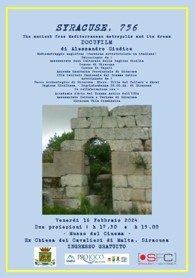 locandina di "Syracuse, 756 - The Ancient Free Mediterranean Metropolis and Its Dream"
