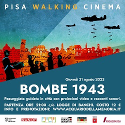 PISA WALKING CINEMA - Due tour inediti di Acquario della Memoria