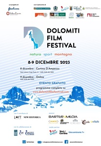 DOLOMITI FILM FESTIVAL 3 - L'8 e 9 dicembre a Cortina d'Ampezzo