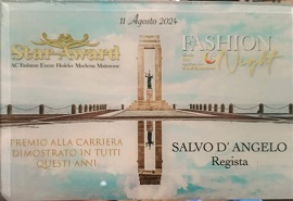 SALVO D'ANGELO - Premio alla carriera alla Fashion Night