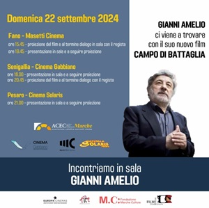 CAMPO DI BATTAGLIA - Il 22 settembre Gianni Amelio presenta il film nelle Marche