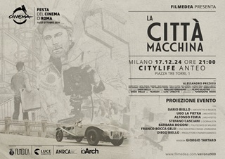 LA CITT MACCHINA - Il 17 dicembre proiezione al CityLife Anteo di Milano