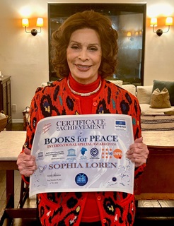 PREMIO BOOKS FOR PEACE 2024 - A Sophia Loren, Edoardo Ponti e Massimiliano Di Lodovico per 