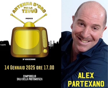 ITFF PREMIO ANTENNA D'ORO DELLA TIVVU' 2025 - Un riconoscimento per Alex Partexano