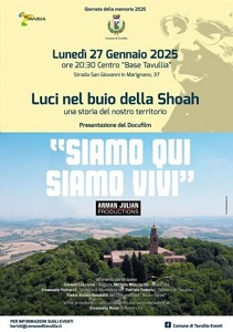 SIAMO QUI; SIAMO VIVI - Proiezione a Tavullia per la Giornata della Memoria