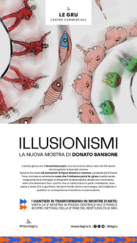 ILLUSIONISMI - A Torino dal 21 marzo mostra di Donato Sansone