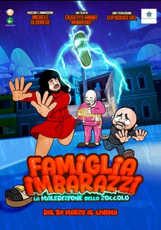 FAMIGLIA IMBARAZZI - LA MALEDIZIONE DELLO ZOCCOLO - Il 20 gennaio a A UCI Showville Bari arriva Giuseppe Mandrake Ninno