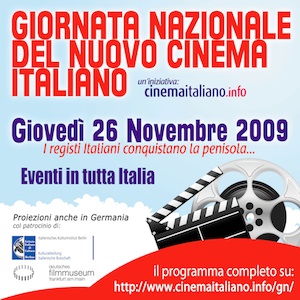 Gioved prossimo la Giornata Nazionale del Nuovo Cinema Italiano!