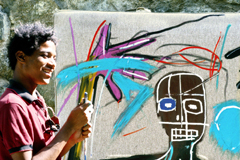 Tamra Davis e Mike D. dei Beasty Boys inaugurano lo Schermo dell'Arte. La sfavillante New York degli anni '80 l'amico Jean-Michel Basquiat