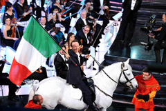 Roberto Benigni: show e record di ascolti al Festival di Sanremo 2011
