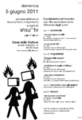 Il 5 giugno 2011 a Roma la Giornata dedicata al Documentario Indipendente