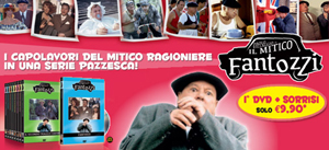IL MITICO FANTOZZI - Nove DVD in edicola con Sorrisi & Canzoni