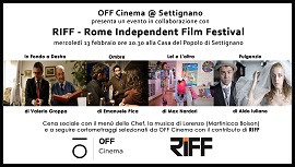 OFF Cinema a Settignano presenta il RIFF
