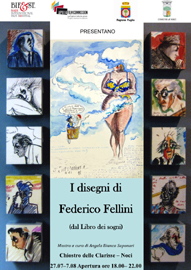 I disegni di Federico Fellini in mostra a Noci