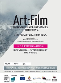 Dal 6 all'8 ottobre l'ART:FILM nella Nuova Sala Cinema de Cineporti di Puglia/Lecce