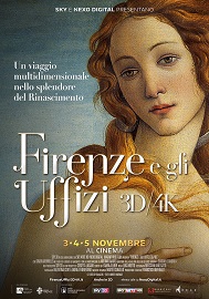 FIRENZE E GLI UFFIZI 3D/4K - Al cinema il 3,4 e 5 novembre