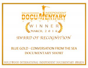 “Oro Blu - Conversazioni dal Mare” vince il Festival Hollywood International Independent Documentary Awards
