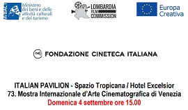 VENEZIA 73 - Fondazione Cineteca Italiana presenta The Film Corner e #Cineteca70