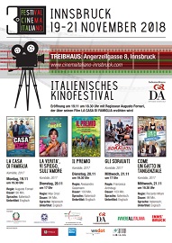 FESTIVAL DEL CINEMA ITALIANO INNSBRUCK 3 - Dal 19 al 21 novembre