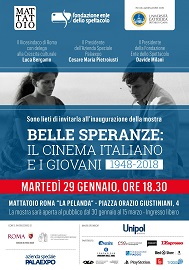 BELLE SPERANZE: IL CINEMA ITALIANO E I GIOVANI (1948-2018) - La mostra a Roma