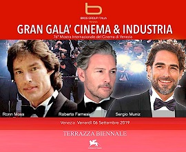 VENEZIA 76 - Ronn Moss, Sergio Muniz e Roberto Farnesi al Gran Galà Cinema & Industria