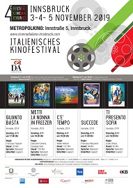 FESTIVAL DEL CINEMA ITALIANO INNSBRUCK 4 - Dal 3 al 5 novembre