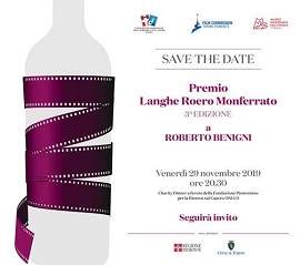 PREMIO LANGHE ROERO MONFERRATO 2019 - A Roberto Benigni