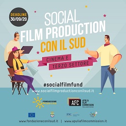 SOCIAL FILM PRODUCTION CON IL SUD - Online il bando