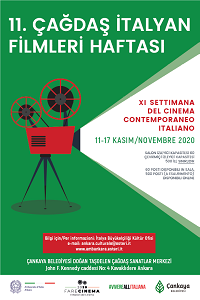 SETTIMANA DEL CINEMA CONTEMPORANEO ITALIANO 11 - Dall'11 al 17 novembre online ed a Ankara