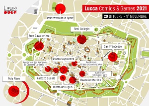 LUCCA COMICS & GAMES - Torna in presenza dal 29 ottobre all1 novembre