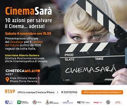 PICCOLO GRANDE CINEMA 14 - CinemaSara'... 10 azioni per salvare il cinema