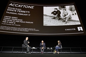 PIER PAOLO PASOLINI - Dante Ferretti ha aperto la retrospettiva dedicata al regista a Los Angeles