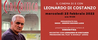 IL CINEMA DI E CON LEONARDO DI COSTANZO - Il 23 febbraio alla Casa del Cinema di Roma