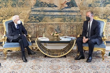 FREMANTLE - Andrea Scrosati ricevuto dal presidente Mattarella