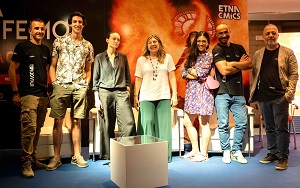 ETNA COMICS - Kasia Smutniak ha ritirato il Premio Angelo D'Arrigo 
