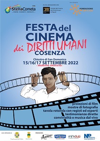 FESTA DEL CINEMA DEI DIRITTI UMANI 1 - A Cosenza dal 15 al 17 settembre