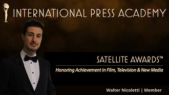 SATELLITE AWARDS - Walter Nicoletti eletto membro