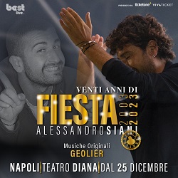 ALESSANDRO SIANI - Celebra i vent'anni di carriera teatrale al Teatro Diana di Napoli