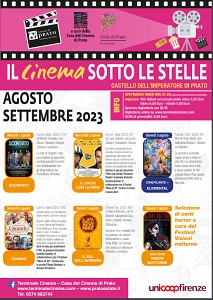 CINEMA AL CASTELLO PRATO 2023 - Il programma di agosto e settembre