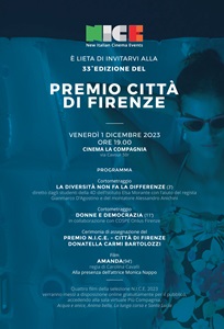 N.I.C.E. FESTIVAL 33 - Il 1 dicembre le premiazioni a Firenze