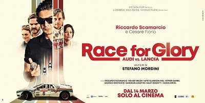 RACE FOR GLORY: AUDI vs. LANCIA - Il 15 e il 16 marzo a UCI Porta di Roma e UCI Parco Leonardo tefano Mordini  e Riccardo Scarmarcio