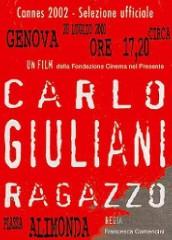 locandina di "Carlo Giuliani, Ragazzo"